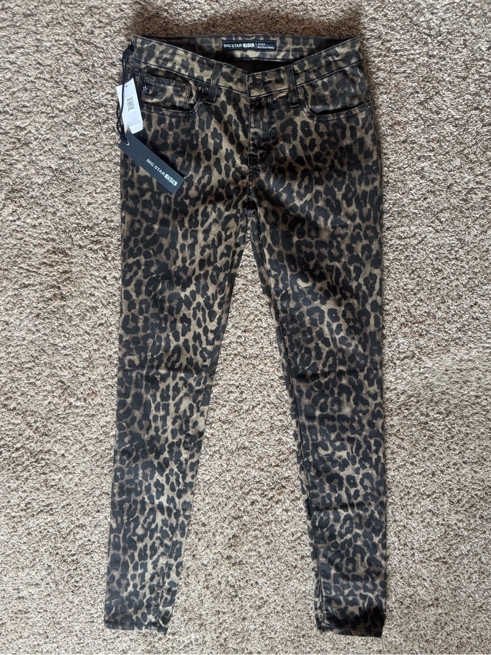 NWT Big Star Alex Mid Rise Skinny Pants